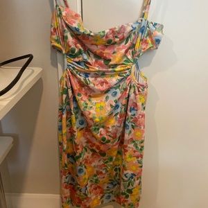 Beginning boutique Floral cut out dress